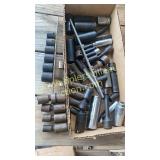 Group of impact and other sockets all snap-on and