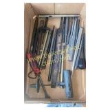 Group of chisels and punches