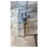 Antique pflueger no 1895 reel on metal rod