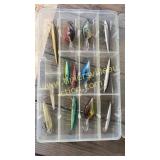 Clear box with 13 Rapala Lures appear to be new