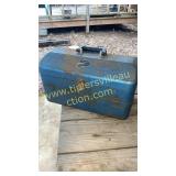 Vintage blue metal My Buddy tackle box