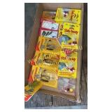 Box of new panfish lures