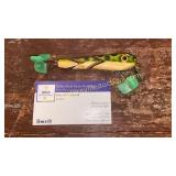 Rare vintage Gen Shaw 3 section fishing lure