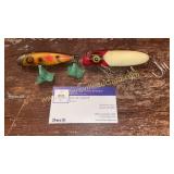 Vintage wooden South Bend fish oreno & bass oreno