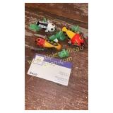 3 Heddon crazy crawlers fishing lures