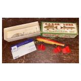 Vintage creek chub wood fishing lure