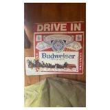 Budweiser metal sign
