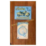 Two modern tin signs