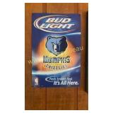 Bid Light Grizzlies tin sign