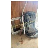 Old barrel Hames scythe and more