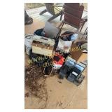 Large group of miscellaneous fishing, tools,