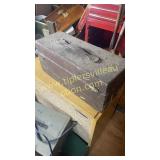 Antique wooden tool box