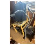 Exercise bike luggage and chair