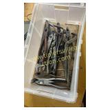 Plastic box of pliers