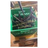 Crate of miscellaneous chisels hammers and other