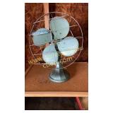 Vintage green Emerson junior electric fan