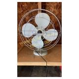 Vintage gray Robbins & Myers electric fan