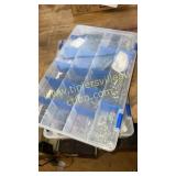 Two tackle boxes of new hooks