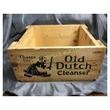 Dutch cleanser advertising crate 16x14x8