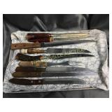 Collection of knives-Sheffield, sears, royal,