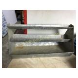 18x9.5" 2 Tier galvanized tool caddy