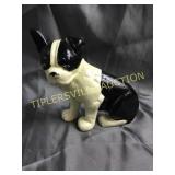 Cast iron Boston terrier door stop 7"