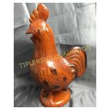 15" pottery rooster
