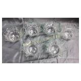 6 fluted bowls