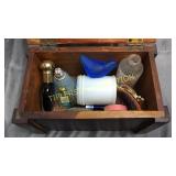 Wooden box of perfumers and others