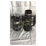 Ceramic Pitcher and 13" stein