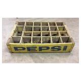 Yellow Pepsi drink crate