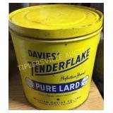 Tenderflake lard can 4lbs