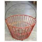 Red egg basket