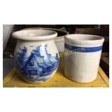 6" pc Casey pottery marshal,tx and small blue
