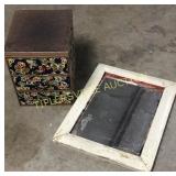 Vintage box and mirror