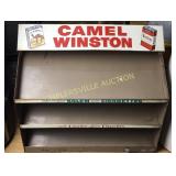 Camel Winston cigarette metal store display