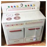 Vintage Wolverine metal kids toy stove 15?h