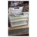 Seal test metal diary crate protected by