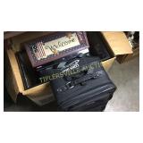 Box with aquarium and luggage and decor, Blu-ray