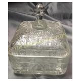 Clear beehive candy dish