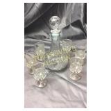 10" decanter with 6 cordials