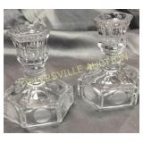 Coin glass candlestands
