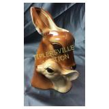 9.5" royal Copley deer planter