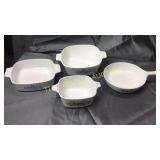 4 pcs of corningware