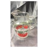 Vintage 7" tomato juice pitcher