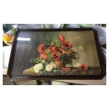 Antique floral print 32"x 21"