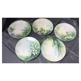 Set of hand painted Bavaria dishes