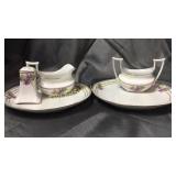 5 pcs handpainted violet Bavaria China
