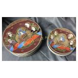 10 satsuma plates/saucers