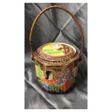 Satsuma cracker jar 20" to top of handle